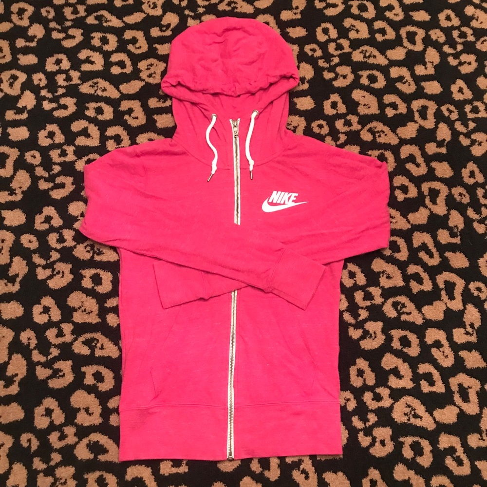 Nike Pink Zip-Up Hoodie